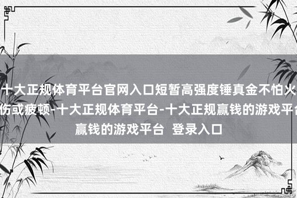 十大正规体育平台官网入口短暂高强度锤真金不怕火容易导致受伤或疲顿-十大正规体育平台-十大正规赢钱的游戏平台  登录入口