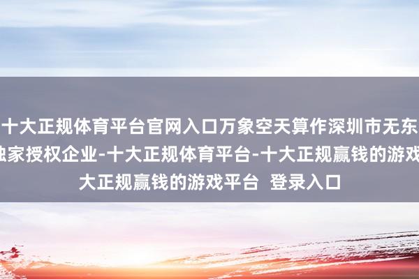十大正规体育平台官网入口万象空天算作深圳市无东说念主机协会独家授权企业-十大正规体育平台-十大正规赢钱的游戏平台  登录入口