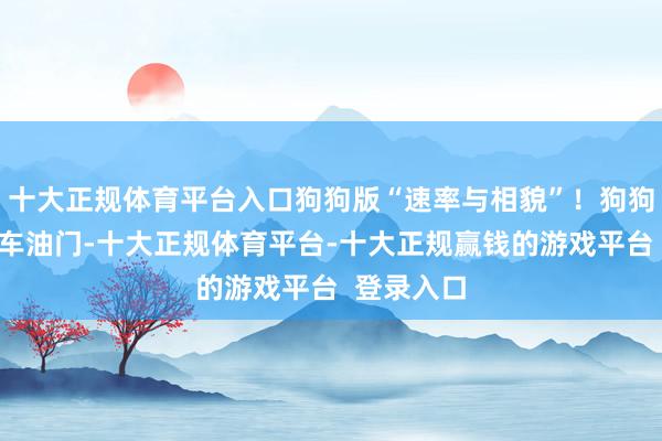 十大正规体育平台入口狗狗版“速率与相貌”!狗狗误踩三轮车油门-十大正规体育平台-十大正规赢钱的游戏平台 登录入口