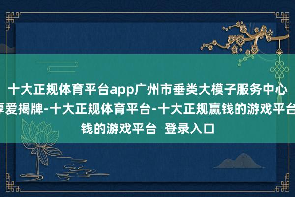 十大正规体育平台app广州市垂类大模子服务中心（河汉）厚爱揭牌-十大正规体育平台-十大正规赢钱的游戏平台  登录入口